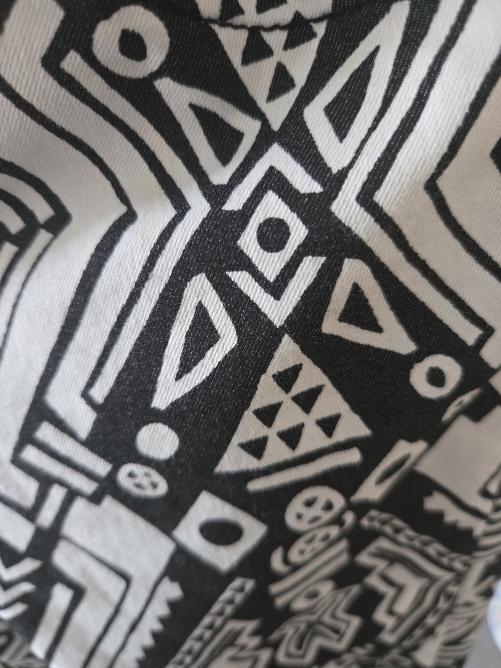 H&M Black and White Geometric Skinny Jeans - Picture 3 of 5
